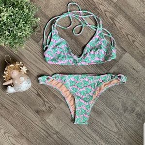 J Crew Playa Cross Back Bikini Swimsuit